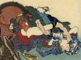 Kunisada: Shunga with Horse (Sold)