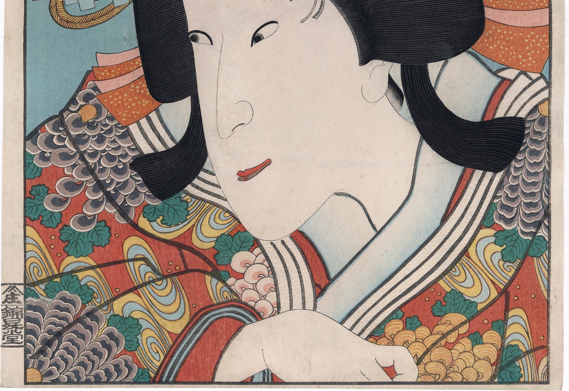 国貞：三代目沢村田之助 八重垣姫役（販売済み） – Egenolf Gallery