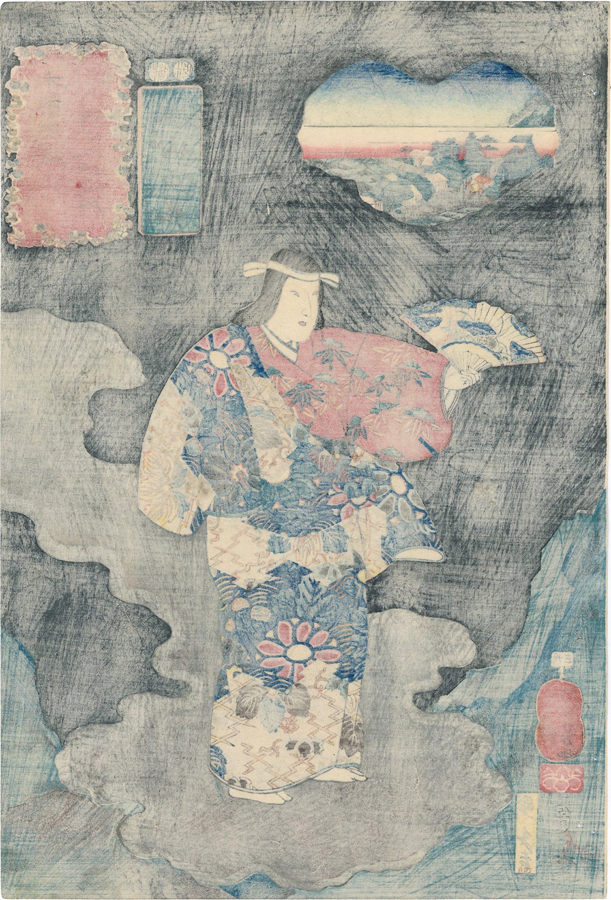 Kuniyoshi: Station Motoyama 本山; Yamauba 山姥 – Egenolf Gallery