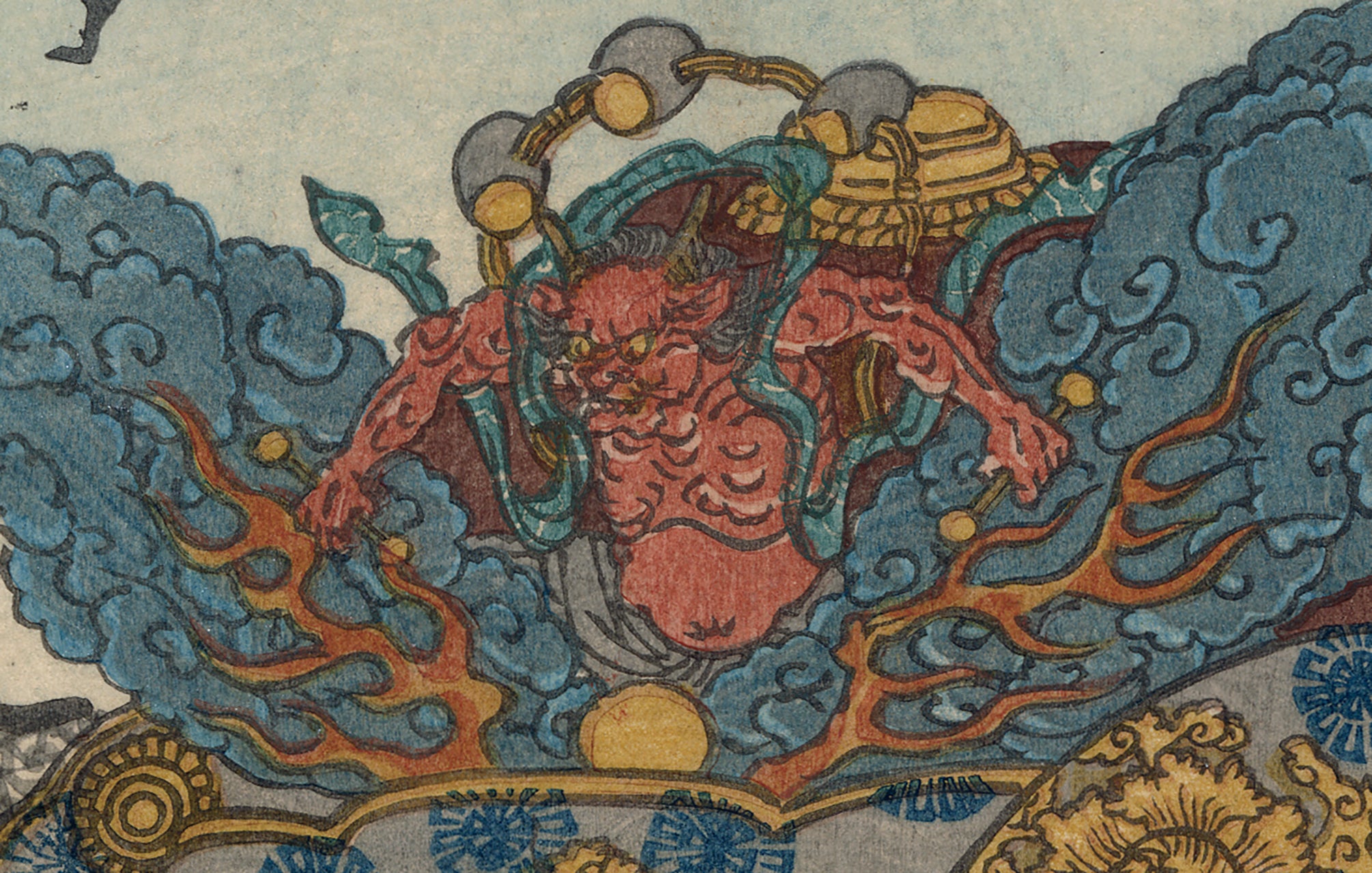 Kuniyoshi 国芳: Naito Shuri Masatoyo 内藤修理昌豊 In Battle Kuniyoshi 国芳: Naito Shuri Masatoyo 内藤修理昌豊 In Battle