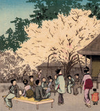 Kiyochika: Plum Garden at Kameido (SOLD)
