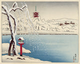 Yamagishi Kazue: Sarusawa Pond in Snow