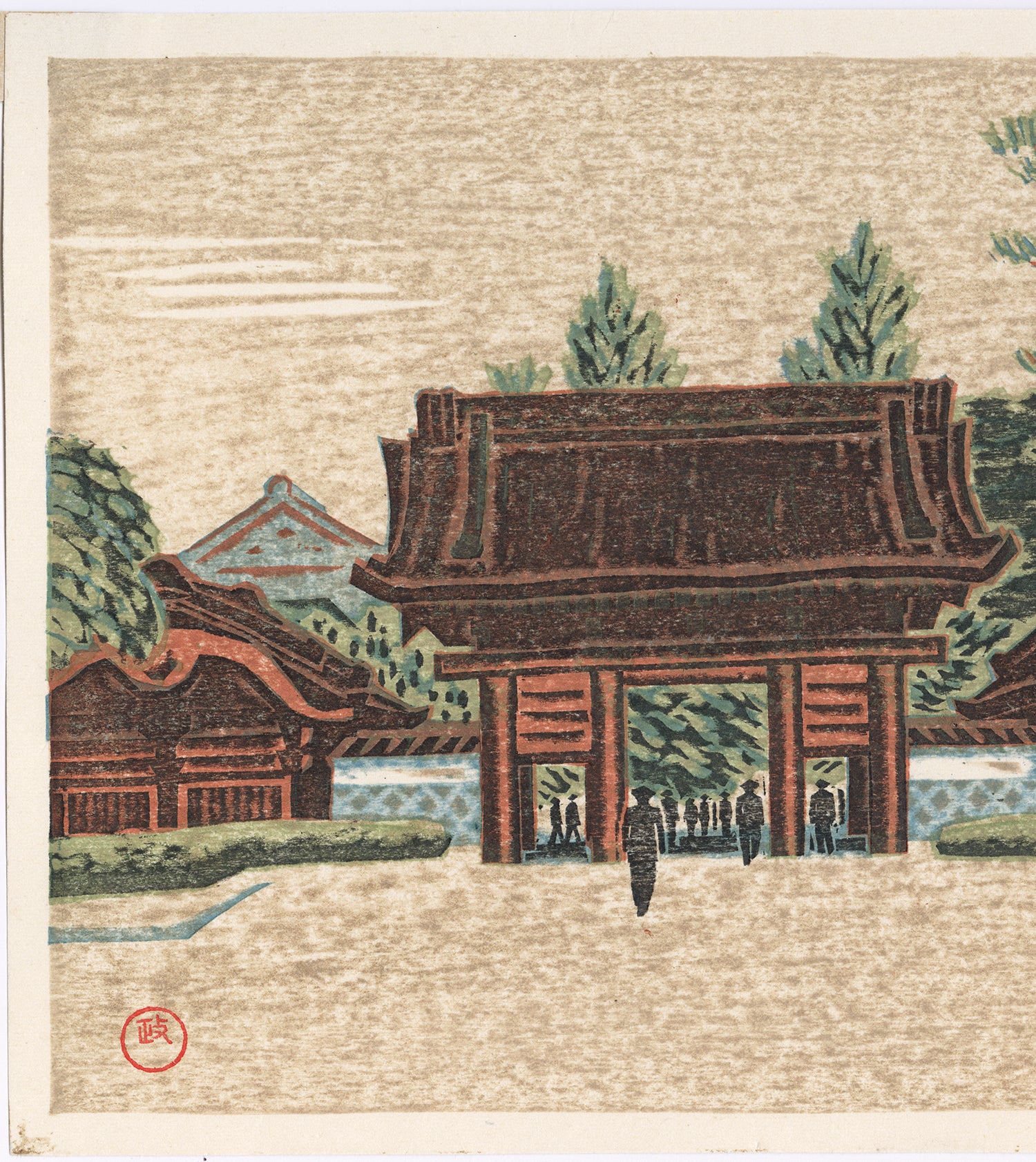 前田政雄：帝国大学の赤い門帝大赤門前田正夫 – Egenolf Gallery