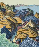 Masao Maeda: Sunlit View of a Prewar Fishing Village (Sold)