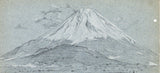 マーティン・ルイス（1880-1962）：精進から見た富士山