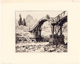 Martin Lewis (1880-1962): The Bridge Near Nikko