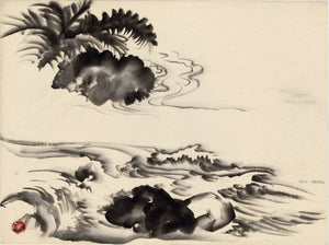 Obata: Sumi Painting of Big Creek (SOLD)