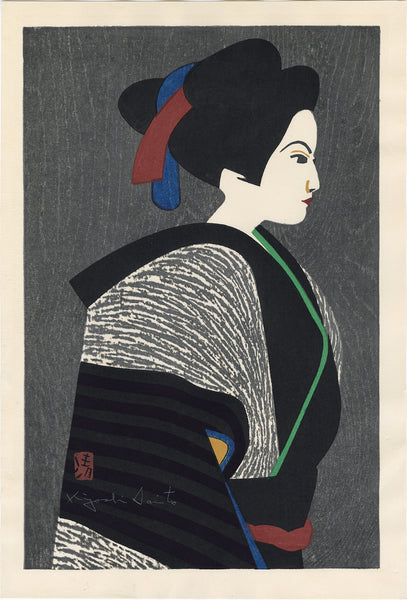 斎藤清　木版画　「文楽」オリジナル作品 斉藤清：文楽人形（販売済み） – Egenolf Gallery Japanese Prints