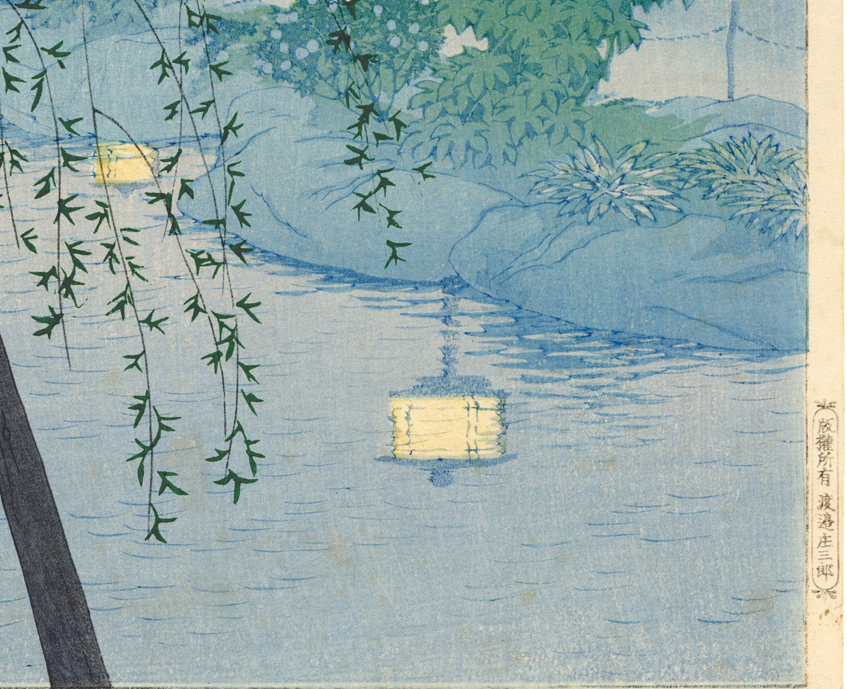 笠松紫浪紫浪：上野公園と不忍池（販売済み） – Egenolf Gallery