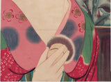 Itō Shinsui 伊東深水: Kuchi-e of a Beauty Holding a Powder Brush