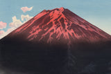 Shinsui: Mount Fuji in the Sunset Glow (Sold)