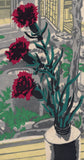 Kawanishi Hide: Red Carnations in a Vase (Sold)