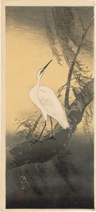 Ito Sozan: Heron on a Willow Branch