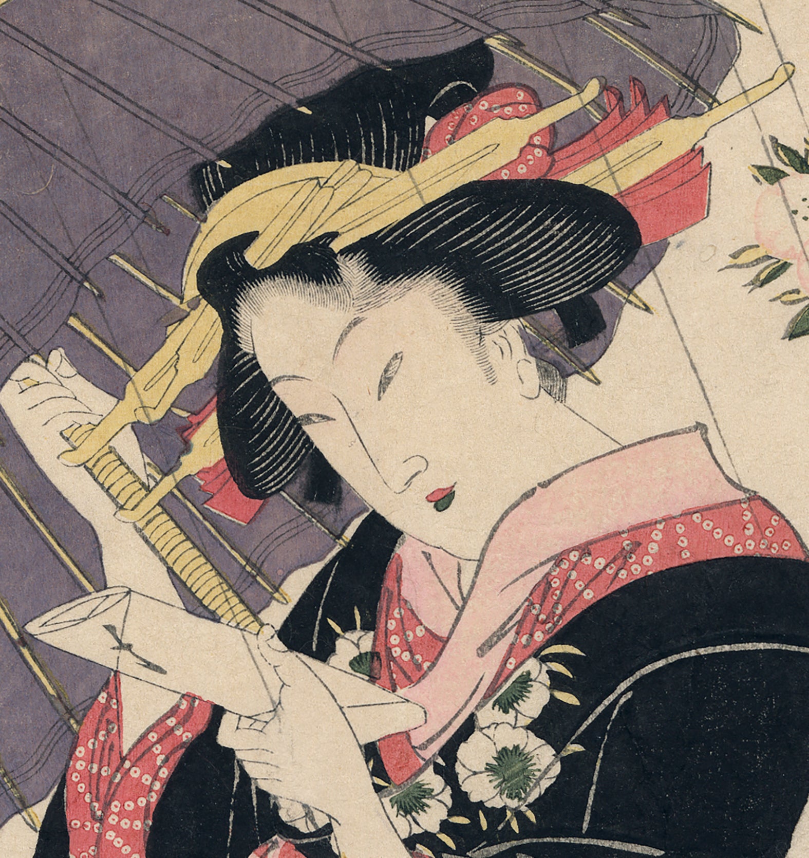 豊国Ⅰ：雨乞いの小野小町 – Egenolf Gallery Japanese Prints