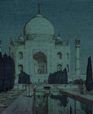 Yoshida: The Taj Mahal Gardens at Night (Sold)