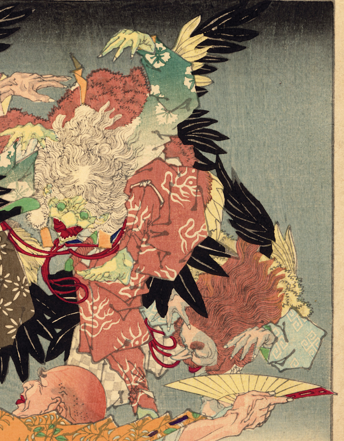 芳年：高時と天狗（販売） – Egenolf Gallery Japanese Prints