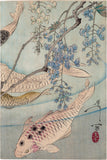 芳年芳年：水泳鯉の三連祭壇画（販売）