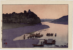 吉田博 Yoshida: Kiso River (Kisogawa) (Sold)