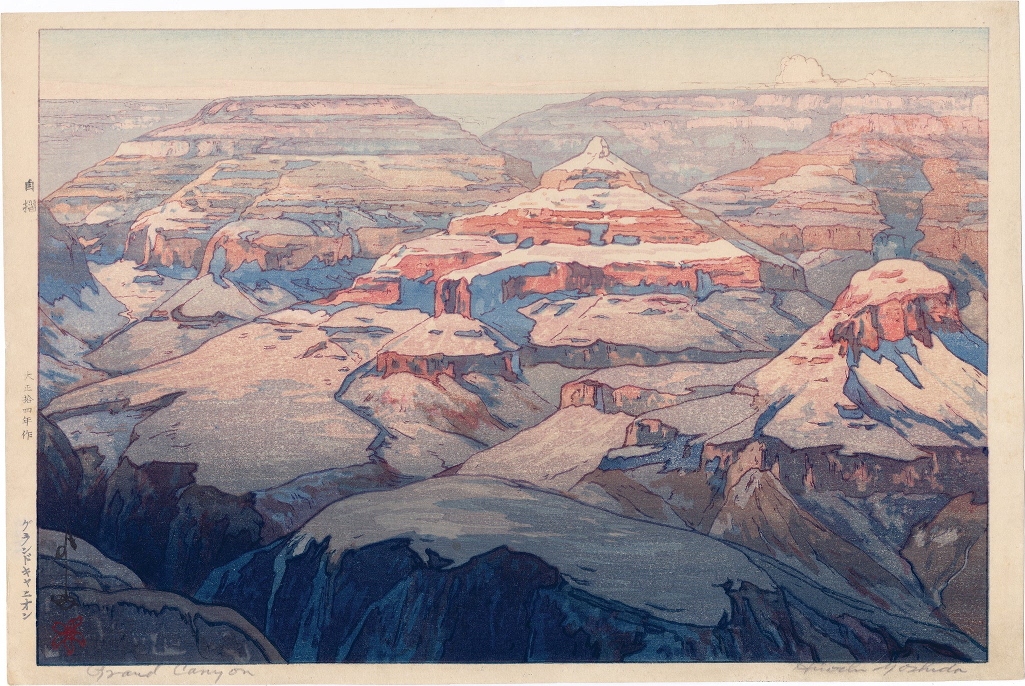 Yoshida 吉田博: The Grand Canyon (Sold) – Egenolf Gallery Japanese 