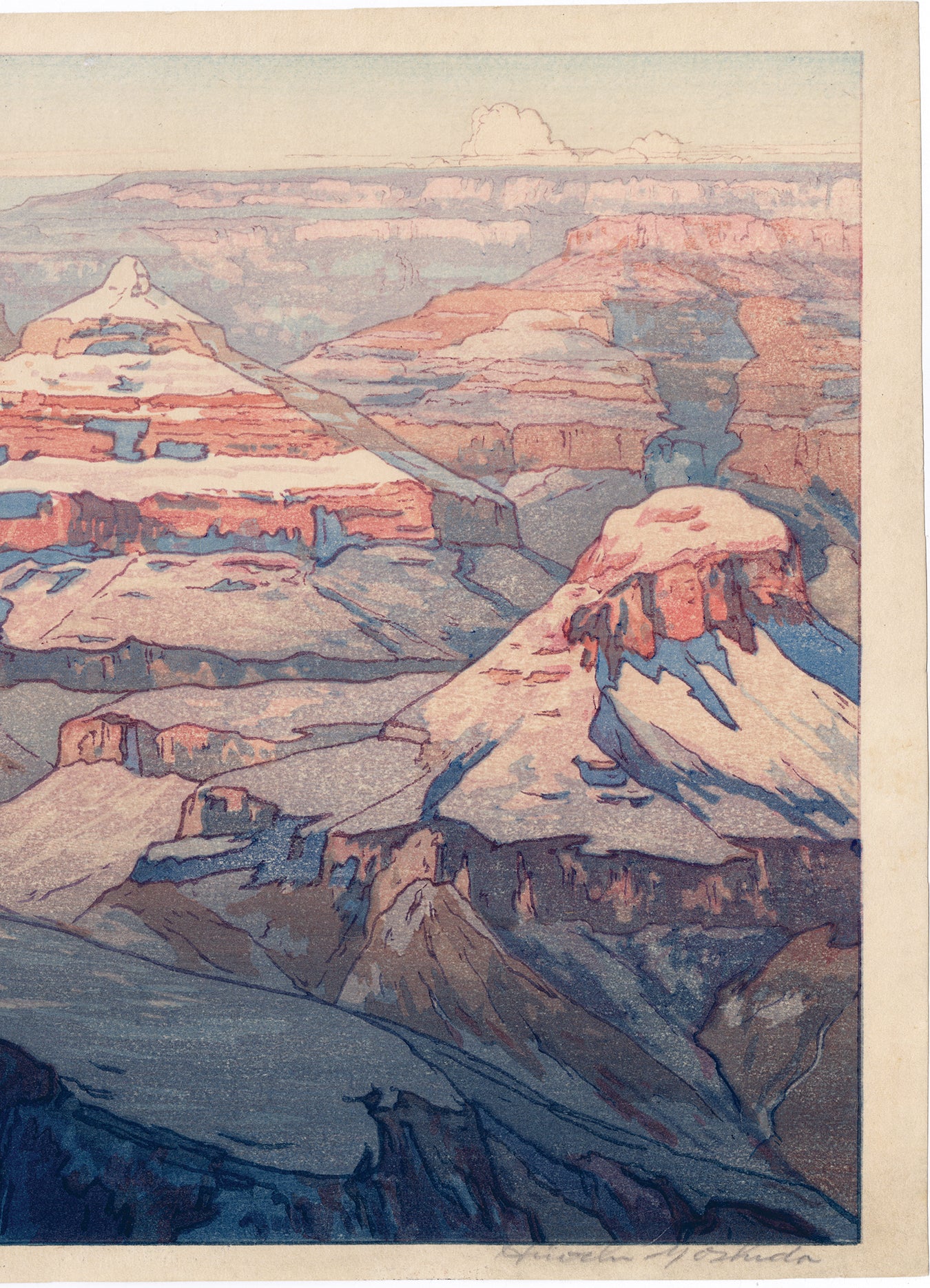 吉田博、【アフガニスタンのキャラバン】、希少な大判額装用画集より 没後70年 吉田博展 | 東京都美術館 | 美術館・展覧会情報サイト アート