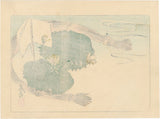 Shibata Zeshin: Dandelion Floating on a Leaf-Boat